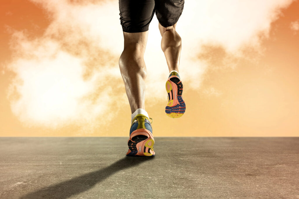 Men is running, hydrogen tablets benefits